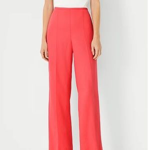 The Seamed Side Zip Straight Pant